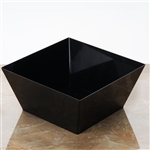 6 Pack - Black Innovative Square 42oz Disposable Bowl