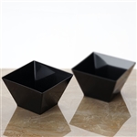 12 Pack - Black Innovative Square 14oz Disposable Bowl