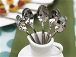 36 Pack - Dessert Coffee Silver Spoons - Chambury Plastics