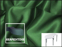 Premium Matt Satin Lamour Serpentine Tablecloth (6630/3096 Model)
