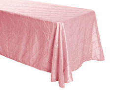 90" x 108" Rectangular Premium Pintuck Tablecloth