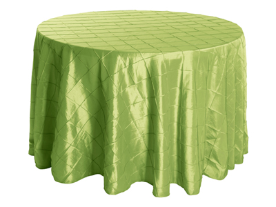 132" Round Premium Pintuck Tablecloth
