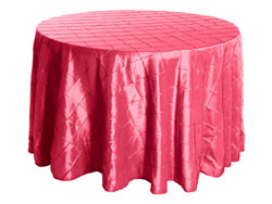 72" Round Premium Pintuck Tablecloth