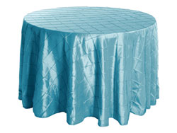 90" Round Premium Pintuck Tablecloth