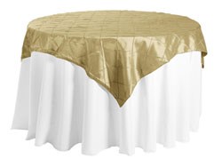45" x 45" Square Premium Pintuck Tablecloth
