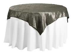 72" x 72" Square Premium Pintuck Tablecloth