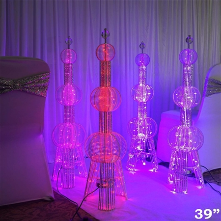 39" 100 LED Oriental Pearl Tower Party Columns - 1PCS