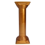 32" Tall Gold Empire Roman Wedding Party Columns Plant Stand - 4PCS