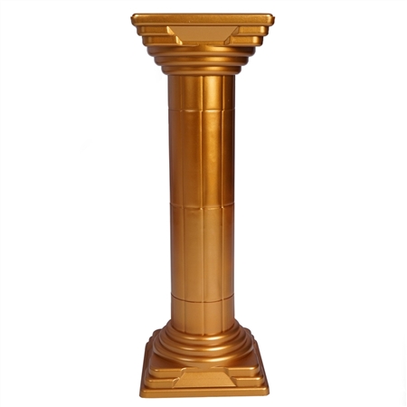 32" Tall Gold Empire Roman Wedding Party Columns Plant Stand - 4PCS