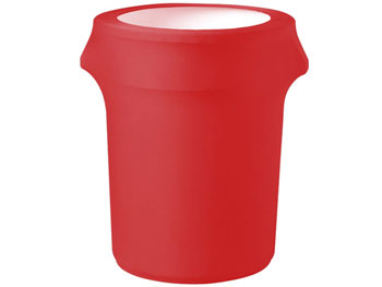 Premium Spandex Garbage Pail Cover - Large / 55 Gallon