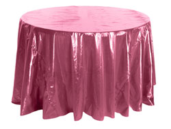 120" Premium Tissue Lame Round Tablecloth