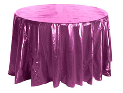 90" Premium Tissue Lame Round Tablecloth