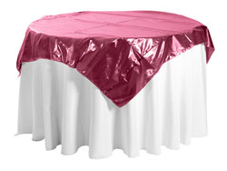 45" X 45" Premium Tissue Lame Square Tablecloth