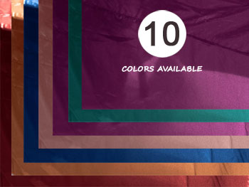 20" X 20" Premium Tissue Lame Napkin Sample Kit - One of Each Color