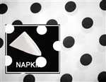 Premium Polka Dot Dinner Napkin 20”x20” – 1 Dozen