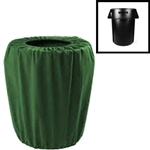 Premium Polyester Garbage Pail Cover (Small 55 Gallon)