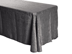 90” x 132” Rectangle Crinkle Taffeta Tablecloth