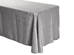 90” x 156” Rectangle Crinkle Taffeta Tablecloth
