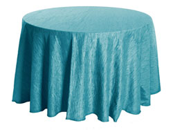 70" Round Crinkle Taffeta Tablecloth