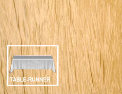 12” x 108” Crinkle Taffeta Table Runner