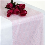 Floral Elegant Lace Table Runner | Pink Table Runners | Razatrade