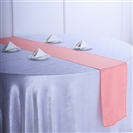 12"x108" Polyester Table Runner - Coral