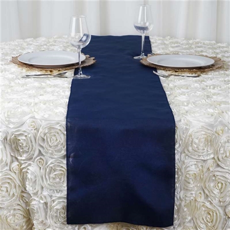 Navy Polyester Runner Table Top Wedding Catering Party Decorations