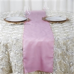 12"x108" Polyester Table Runner - Pink