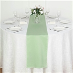 12"x108" Polyester Table Runner - Sage Green
