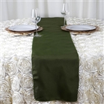 12"x108" Polyester Table Runner - Olive Green