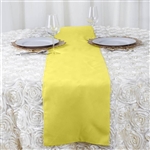 12"x108" Polyester Table Runner - Yellow