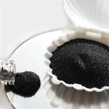 Whimsical Decorative Color Sand - Black