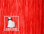 Premium Crinkle Taffeta Chair Sash 8" x 110" (5 Pack)