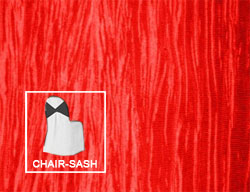 Premium Crinkle Taffeta Chair Sash 8" x 110" (5 Pack)