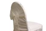 5 Pack Econoline Organza Chair Sash 7.5" x 108"  - Ivory