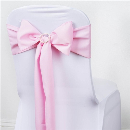 Chair Sash (Polyester) - Pink