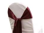 Econoline Satin Sash - Burgundy