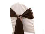 Econoline Satin Sash - Chocolate