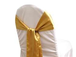 Econoline Satin Sash - Gold