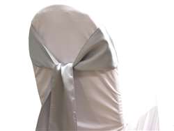 Econoline Satin Sash - Silver