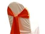 Econoline Satin Sash - Burnt Orange - Terracotta