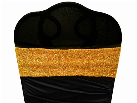 Chair Sash (Spandex) - Gold