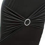 Diamond Buckle (for chair sash) - Silver Circle