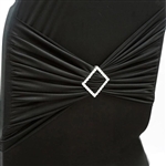 Diamond Buckle (for chair sash) - Silver Diamond