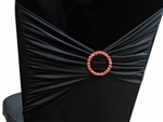 Diamond Buckle (for chair sash) - Red Circle