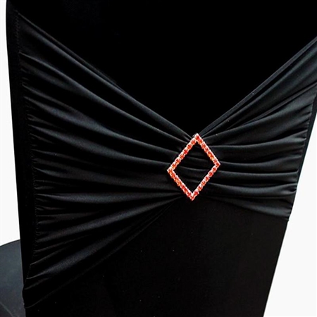 Diamond Buckle (for chair sash) - Red Diamond