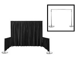 Satin / Dupioni Backdrop With 3" Top Pocket 72" W X 10FT Height