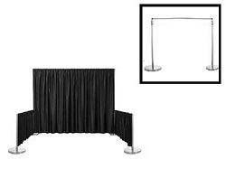Satin / Dupioni Backdrop With 3" Top Pocket 72" W X 6FT Height