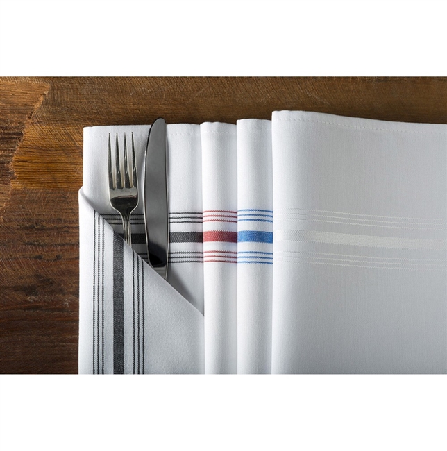 Striped Bistro Napkins  Buy Restaurant Napkins (Set of 12