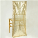 Duchess Sequin Chair Slipcover - Champagne